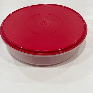 Tupperware Bold Red Food Storage Container
